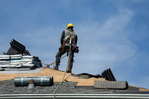 Professional Flat Roof Repair technician working in Penrose, CO